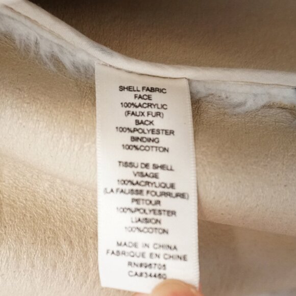 La Vie Rebecca Taylor Polka Dot Spotted Faux Fur Coat Jacket - Picture 10 of 13